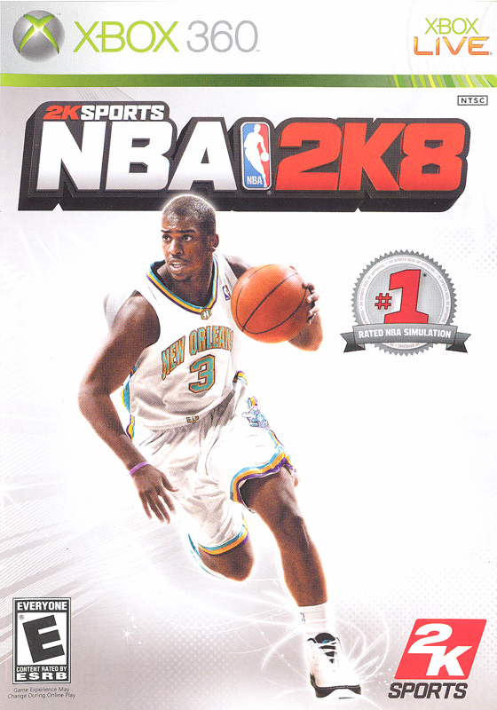 NBA 2K8 box art for Xbox 360